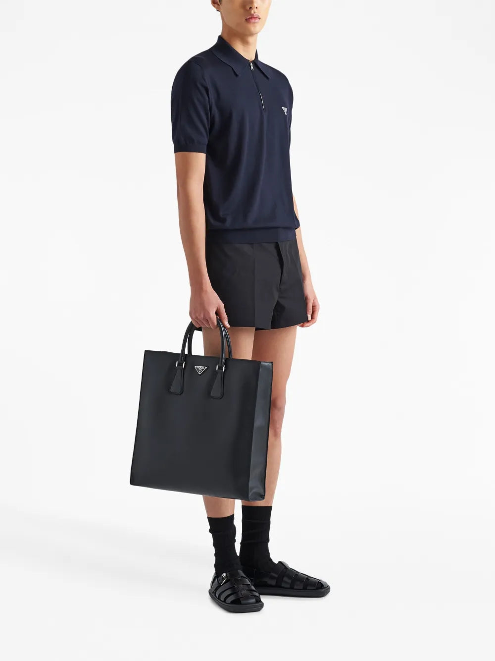 Prada playera tipo polo con medio cierre | Image 2