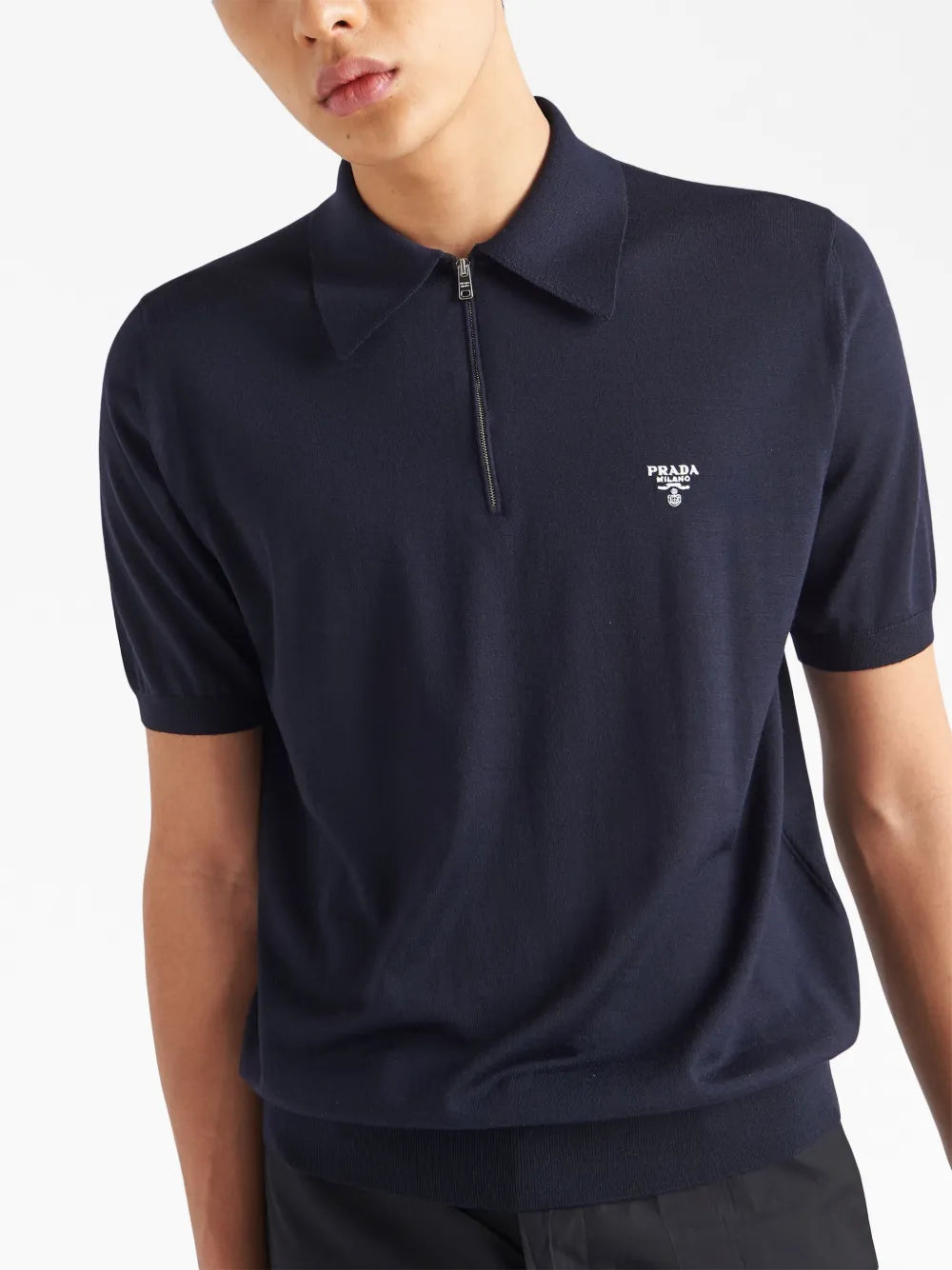 Prada playera tipo polo con medio cierre | Ropa | Image 4