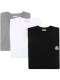 Moncler set de tres playeras con parche del logo | blanco | Image 1