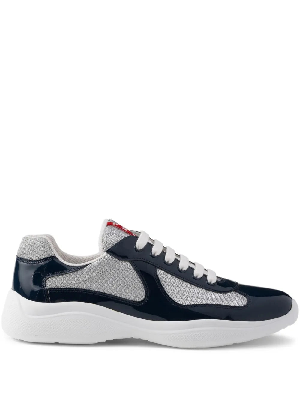 Prada tenis America's Cup con paneles y suela gruesa | azul | Image 1
