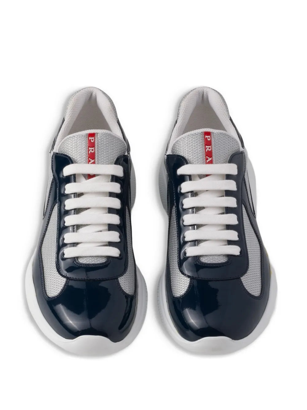 Prada tenis America's Cup con paneles y suela gruesa | Zapatos | Image 4