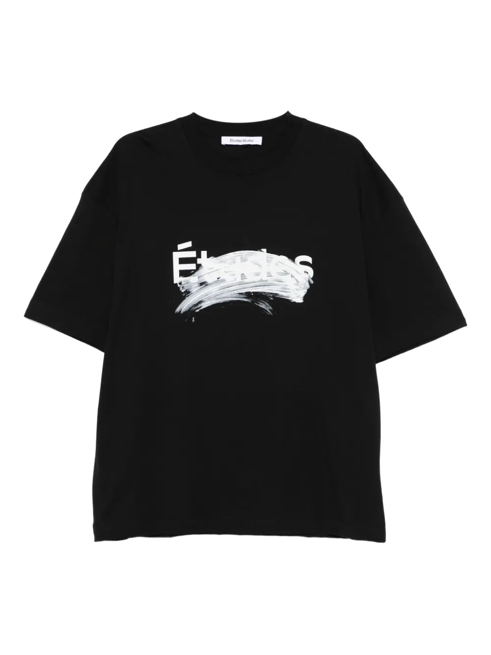 Études Studio playera con logo manchado | negro | Image 1