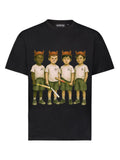 Mostly Heard Rarely Seen playera de equipo para chicos culturalmente inapropiados | negro | Image 1