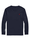 Polo Ralph Lauren playera manga larga con logo bordado | azul | Image 1