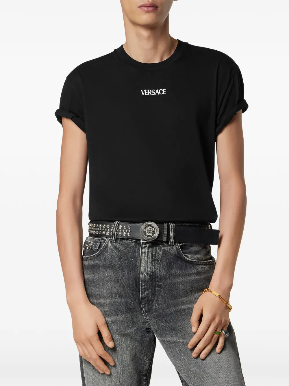Versace playera con logo bordado | Playeras | Image 2