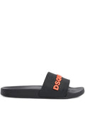 DSQUARED2 flip flops con logo | negro | Image 1