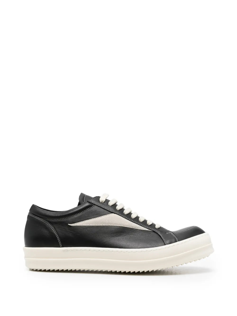 Rick Owens tenis con agujetas | negro | Image 1