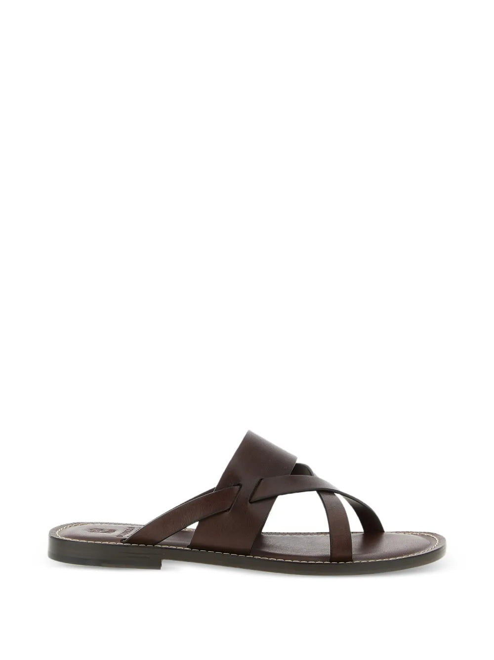 Brunello Cucinelli sandalias con tiras cruzadas | marrón | Image 1