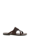 Brunello Cucinelli sandalias con tiras cruzadas | marrón | Image 1