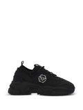 Philipp Plein tenis bajos Predator con strass | negro | Image 1