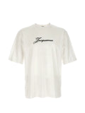 Jacquemus playera con logo estampado | blanco | Image 1