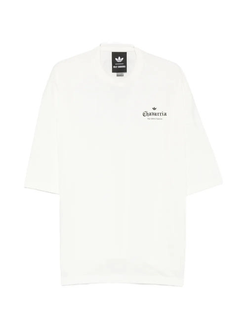 adidas playera con logo estampado en colaboración con Willy Chavarria | neutro | Image 1