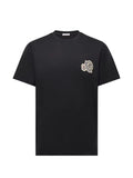 Moncler playera con parche del logo | negro | Image 1