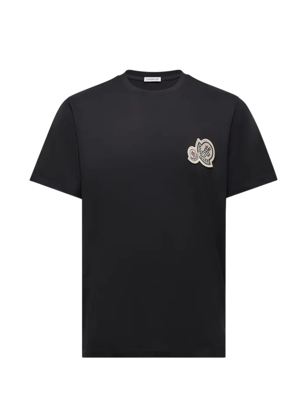 Moncler playera con parche del logo | negro | Image 1