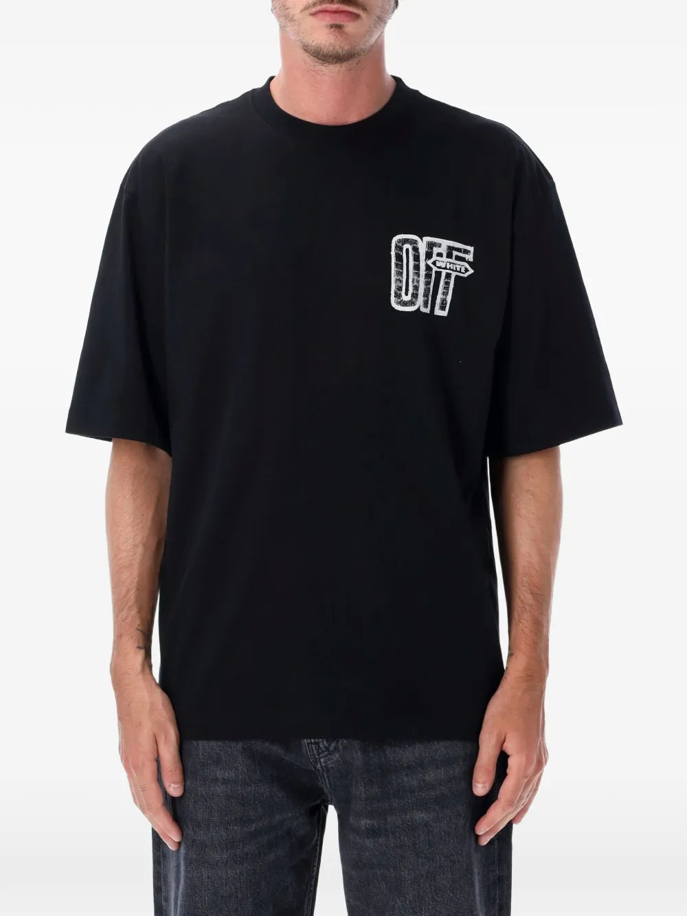 Off-White playera Motion Arrow | negro | Image 1