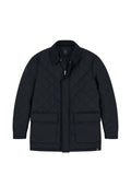 Boggi Milano abrigo capitonado en tela técnica | negro | Image 1
